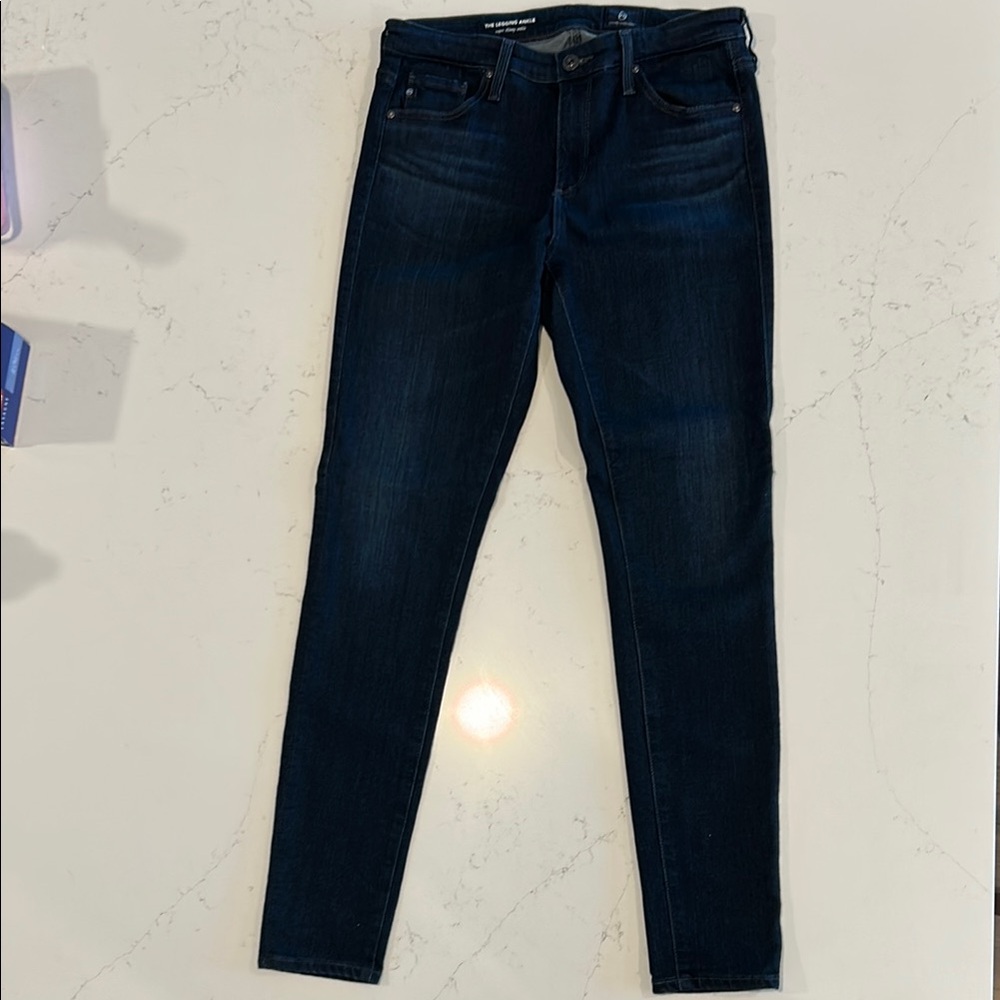 Ag Adriano Goldschmied Blue Skinny Jeans